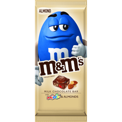 M&M's Milk Chocolate Bar with Minis & Almond