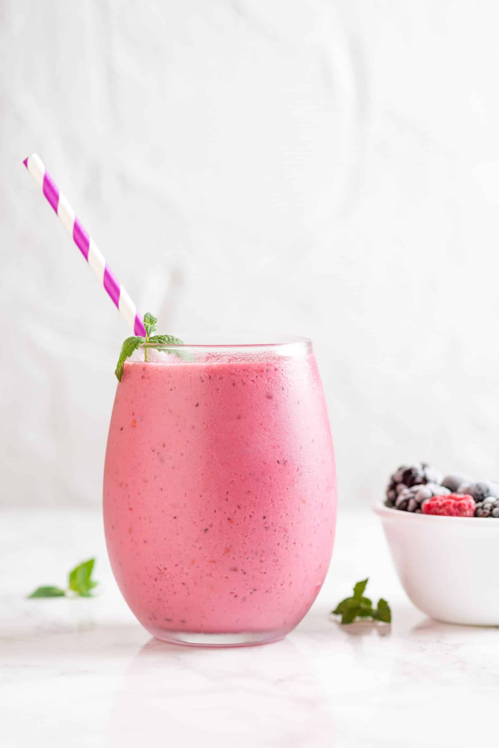 smoothie ai frutti di bosco