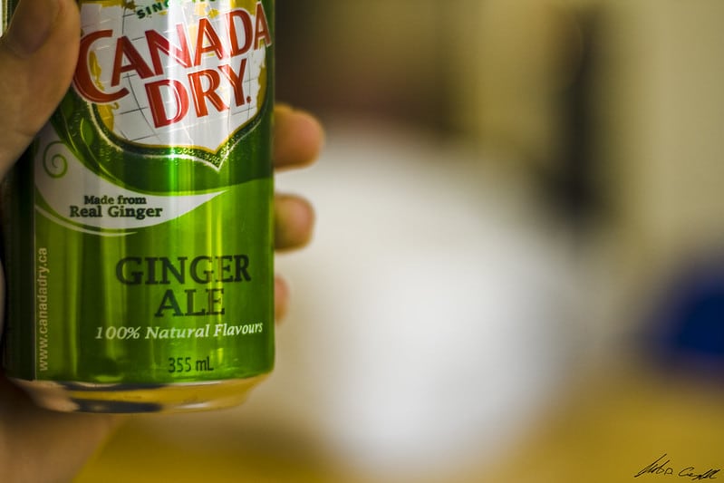 a snack story canada dry ginger ale