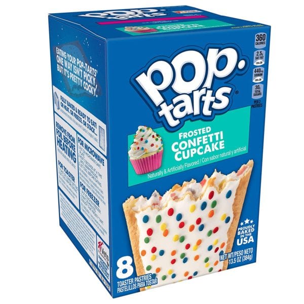 Pop Tarts Frosted Confetti Cupcake