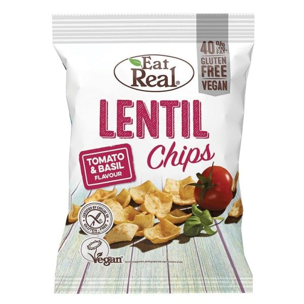 Eat Real Lentil Tomato & Basil 113gr