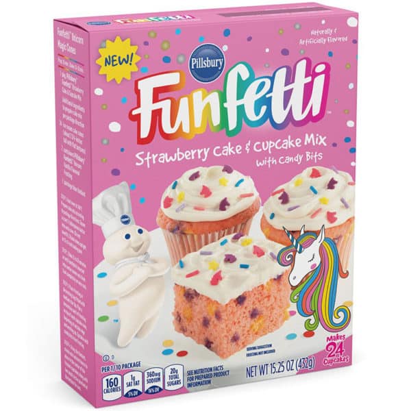 Pillsbury Funfetti Cake Mix Strawberry