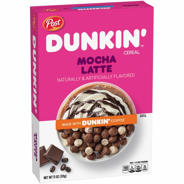 Post Dunkin Mocha Latte Cereal