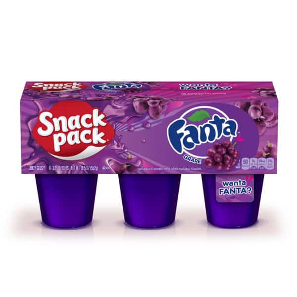 Fanta Grape Juicy Gels - Snack Pack