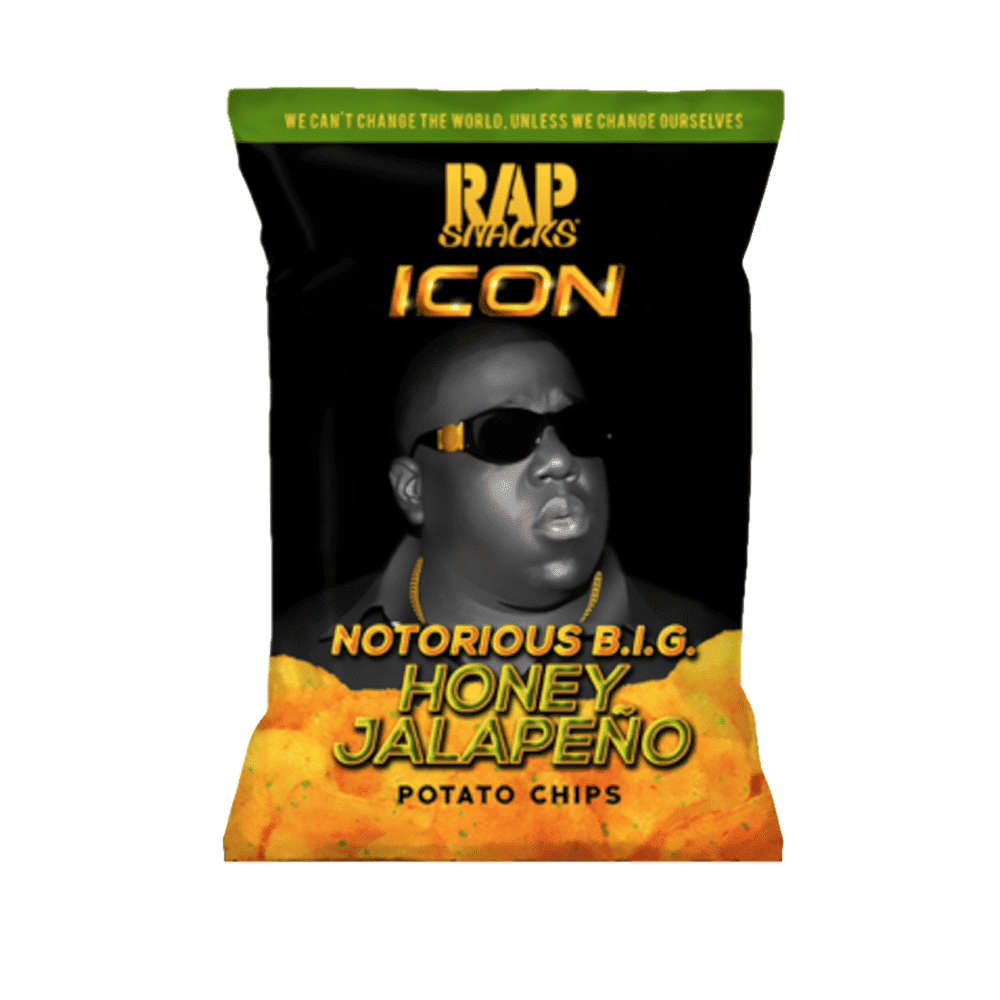 Rap Snacks Icon Notorious B.I.G. Chips Honey Jalapeño