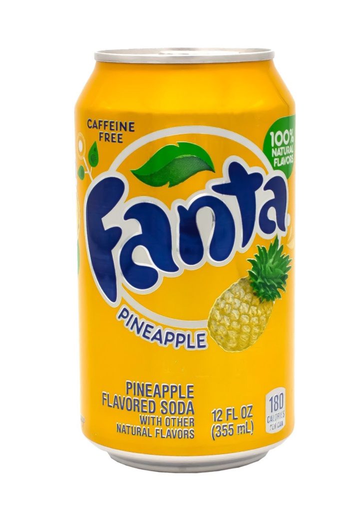 Fanta Pineapple Dave's American Food