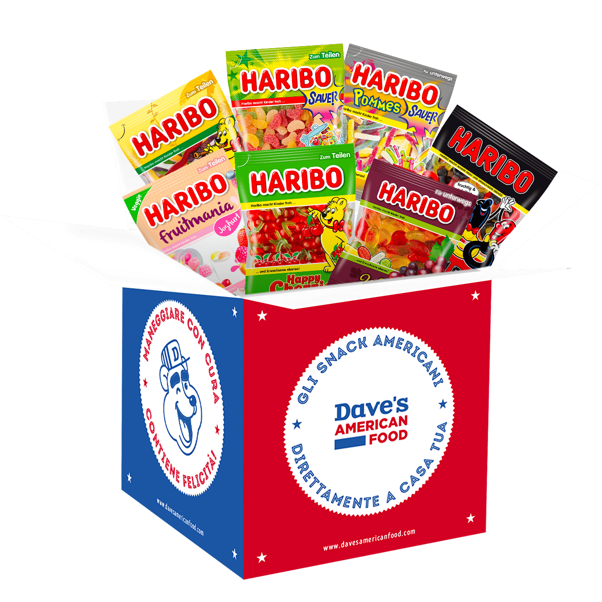 Haribo Candy Box Dave's American Food