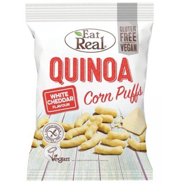 Eat Real Quinoa Puff White Cheddar 40gr