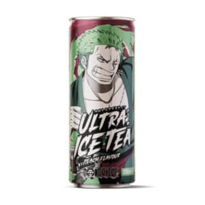 Ultra Ice Tea One Piece Zoro - Tè alla pesca in lattina (330 ml)