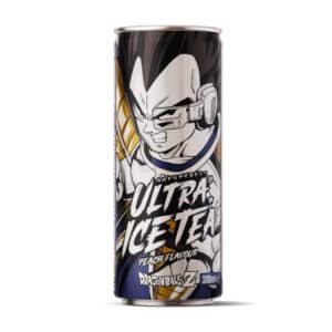 Ultra Ice Tea Dragon Ball Z Vegeta - Tè alla pesca in lattina (330 ml)