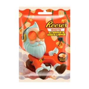 Reese's Peanut Butter White Santa's Disco Lights