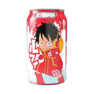 UltraPop One Piece Luffy - Soda gusto limonata alla fragola (330ml)
