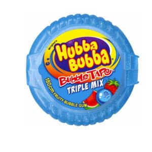 Hubba Bubba Triple Mix - Anguria, fragola e mirtilli (56g)