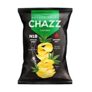 Chazz Potato Chips with Hemp & Jalapeno - Cannabis e Peperoncino (90g)