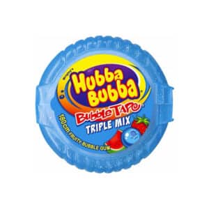 Hubba Bubba Triple Mix - Anguria, fragola e mirtilli (56g)