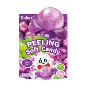 Cokoc - Caramelle che si sbucciano - Uva rossa (75g)