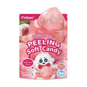 Cokoc - Caramelle che si sbucciano - Pesca Bianca (75g)