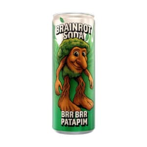 Brainrot soda Brr Brr Patapim - Pera e Kiwi (250ml)