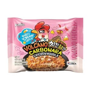 Paldo Volcano Carbonara - Ramen istantaneo coreano (130g)