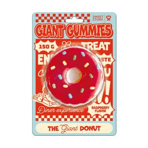 Giant Gummies Donut - Gusto Lampone (150g)