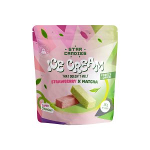 Super Garden Star Candies Gelato Liofilizzato Fragola e Matcha (16g)