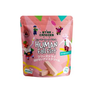 Super Garden Star Candies x Human: Fall Flat - Gelato alla fragola (16g)