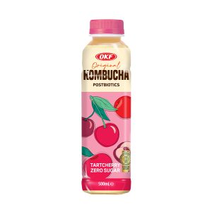 OKF Kombucha Drink Tart Cherry - Zero zuccheri (500ml)